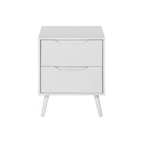 Modern Accent Table With Storage Drawers