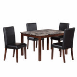 Dining Table With 4 Upholstered Side Chairs