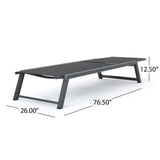 Myers - Modern Chaise Lounge Set With Adjustable Back