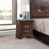 Louis Phillipe - Storage Nightstand - Cappuccino