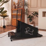 Dog Treadmill For Medium Dogs Running Machine With Non Slip Belt And Remote Control - Black