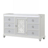 Abigale - 6 Drawer Dresser With LED (Includes Dresser Only, Mirror Not Included) - White