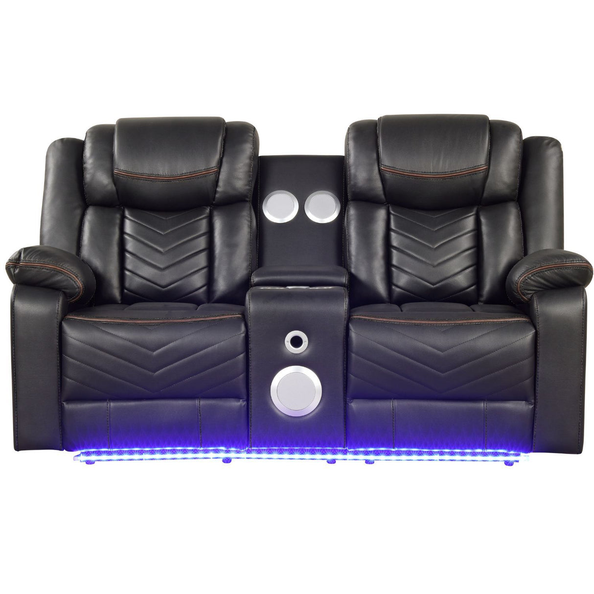 Challenger - LED Power Recliner Loveseat