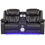 Challenger - LED Power Recliner Loveseat