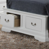 Upholstered Panel Sleigh Bed Design