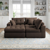 Corner Chaise L-Shaped Sectional Sofa Bed