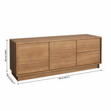 TV Stand For TVs Up To 60" With 2 Doors And 2 Drawers