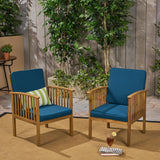 Casa - Acacia Club Chair Coastal Classic Outdoor Seating, Waterproof Fabric