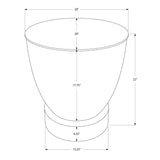 Drum Accent Side Table, Contemporary & Modern Design