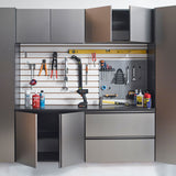 Nova Series - Door Wall Mounted Garage Cabinet, Soft Closing - Dark Gray