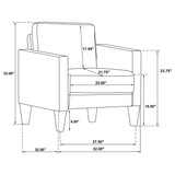Farallone -Track Arm Accent Chair