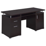 Tracy 55-inch 2-drawer Office Computer Desk Cappuccino - 800107