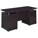 Tracy 55-inch 2-drawer Office Computer Desk Cappuccino - 800107