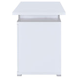 Tracy 55-inch 2-drawer Office Computer Desk White - 800108