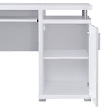 Tracy 55-inch 2-drawer Office Computer Desk White - 800108