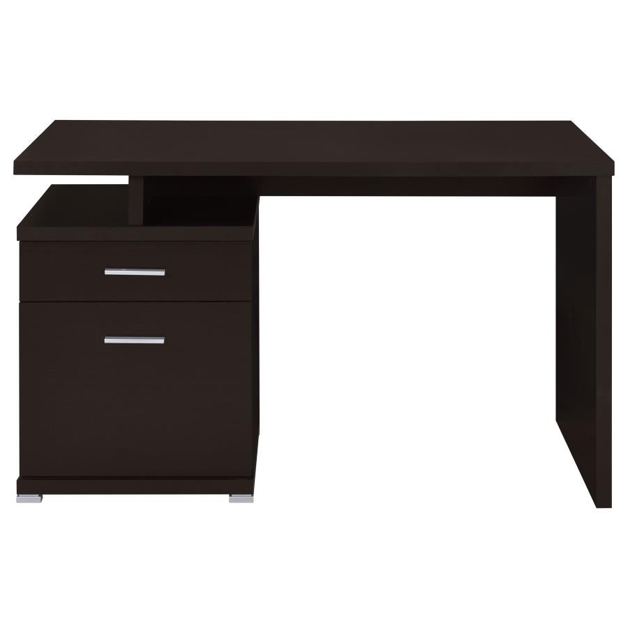 Irving 47-inch 2-drawer Office Computer Desk Cappuccino - 800109