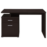 Irving 47-inch 2-drawer Office Computer Desk Cappuccino - 800109