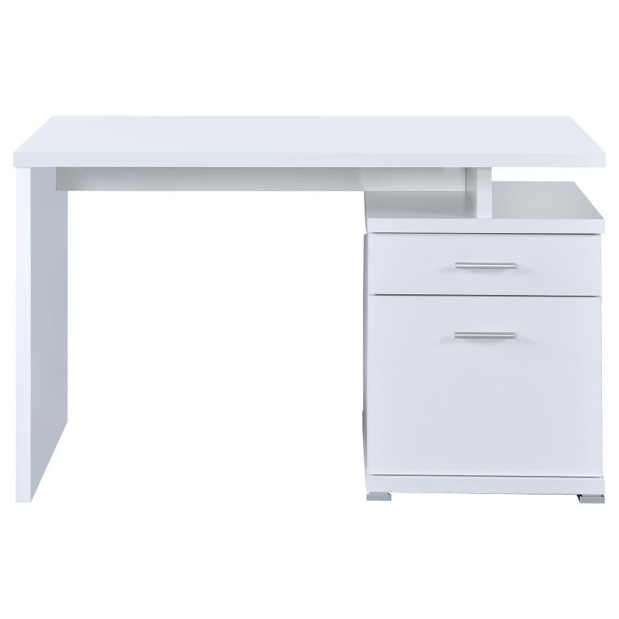 Irving 47-inch 2-drawer Office Computer Desk White - 800110
