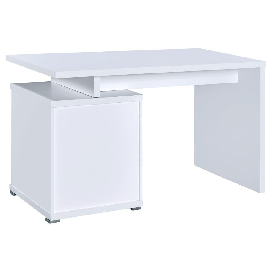 Irving 47-inch 2-drawer Office Computer Desk White - 800110
