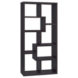 Theo 71-inch 6-shelf Bookshelf Cappuccino - 800264
