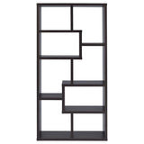 Theo 71-inch 6-shelf Bookshelf Cappuccino - 800264