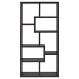 Theo 71-inch 6-shelf Bookshelf Cappuccino - 800264