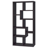 Theo 71-inch 6-shelf Bookshelf Cappuccino - 800264