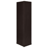 Alder 71-inch 6-shelf Corner Bookcase Cappuccino - 800270