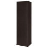 Alder 71-inch 6-shelf Corner Bookcase Cappuccino - 800270