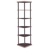 Bonwick 72-inch 5-shelf Corner Bookshelf Cappuccino - 800279