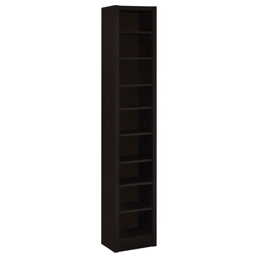 Eliam 71-inch 8-shelf Bookcase Cappuccino - 800285