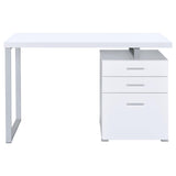 Brennan 47-inch 3-drawer Office Computer Desk White - 800325