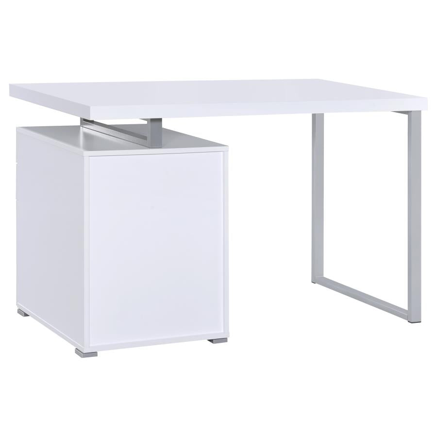 Brennan 47-inch 3-drawer Office Computer Desk White - 800325
