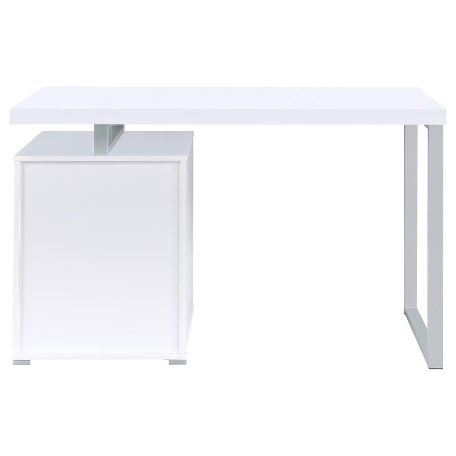 Brennan 47-inch 3-drawer Office Computer Desk White - 800325