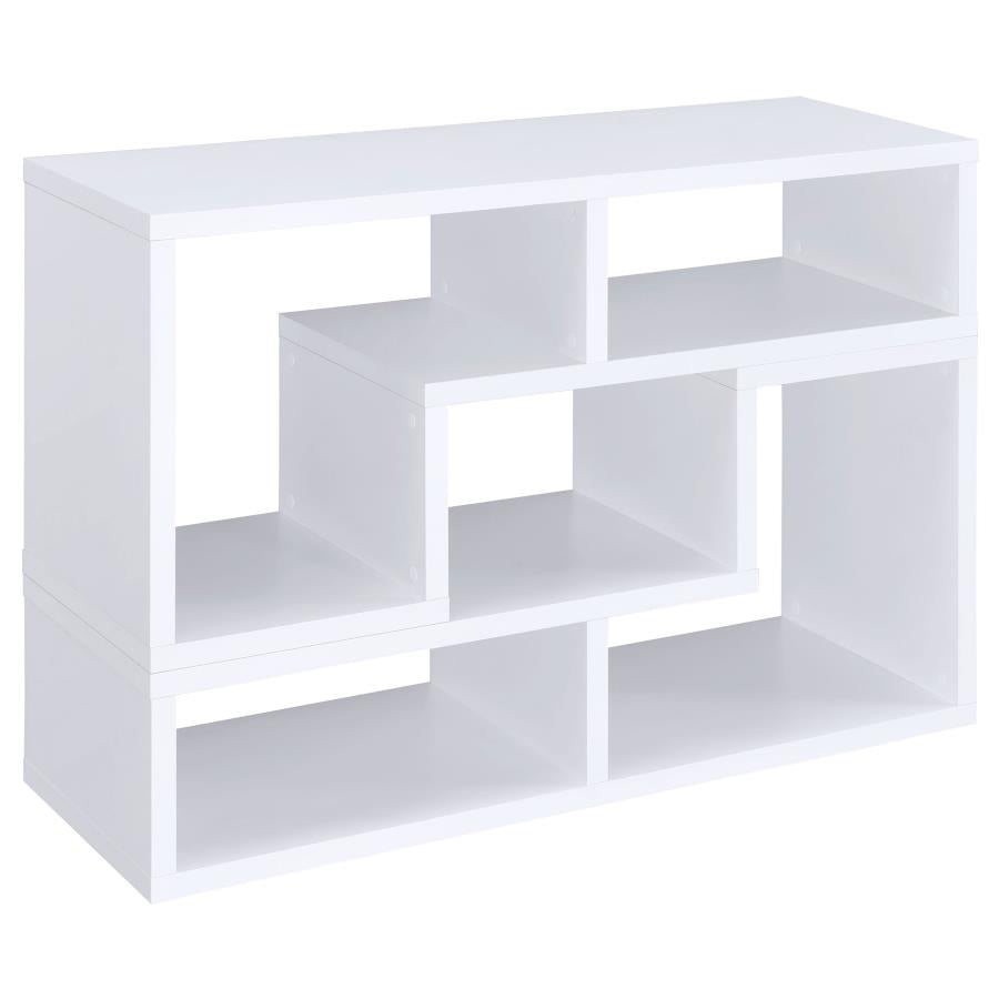 Velma Multipurpose TV Stand and Bookshelf White - 800330