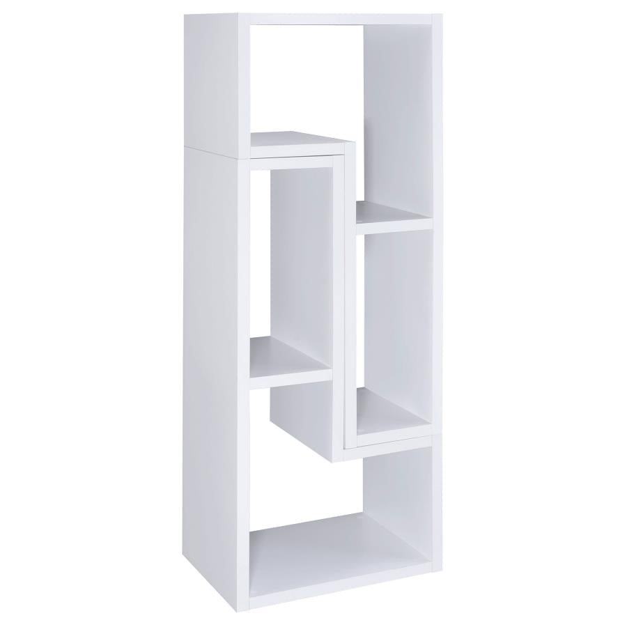 Velma Multipurpose TV Stand and Bookshelf White - 800330