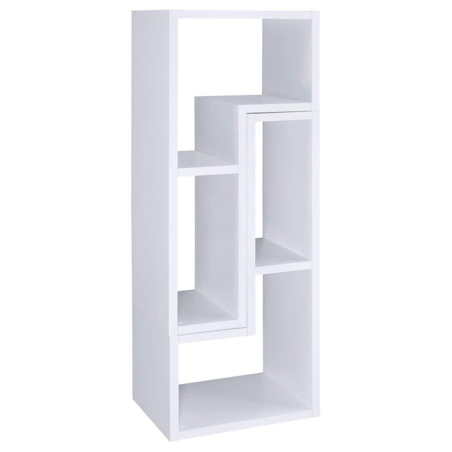 Velma Multipurpose TV Stand and Bookshelf White - 800330