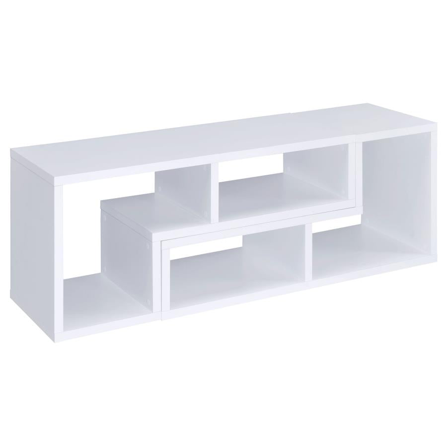 Velma Multipurpose TV Stand and Bookshelf White - 800330
