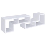 Velma Multipurpose TV Stand and Bookshelf White - 800330