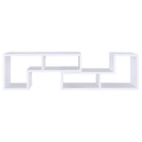 Velma Multipurpose TV Stand and Bookshelf White - 800330