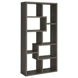 Theo 71-inch 6-shelf Bookshelf Weathered Grey - 800510