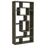 Corey 71-inch 8-shelf Bookshelf Weathered Grey - 800512