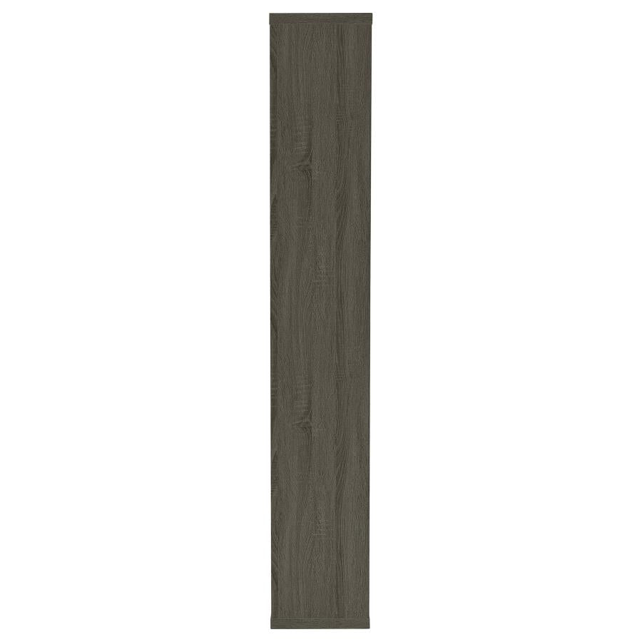 Corey 71-inch 8-shelf Bookshelf Weathered Grey - 800512