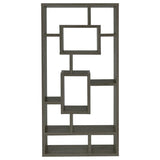 Corey 71-inch 8-shelf Bookshelf Weathered Grey - 800512