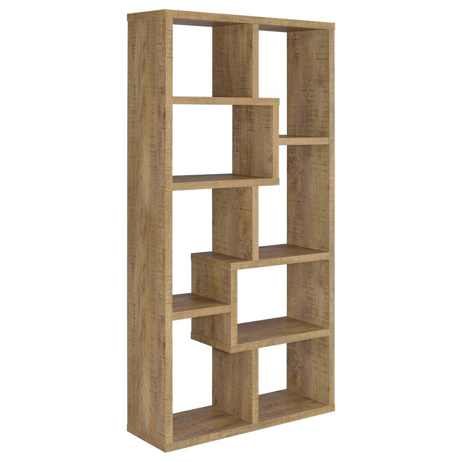 Theo 71-inch 6-shelf Bookshelf Mango - 800515