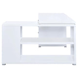 Yvette 60-inch 3-drawer L-Shape Computer Desk White - 800516