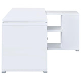Yvette 60-inch 3-drawer L-Shape Computer Desk White - 800516