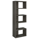 Joey 71-inch 5-shelf Bookshelf Weathered Grey - 800552