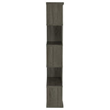 Joey 71-inch 5-shelf Bookshelf Weathered Grey - 800552