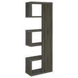 Joey 71-inch 5-shelf Bookshelf Weathered Grey - 800552